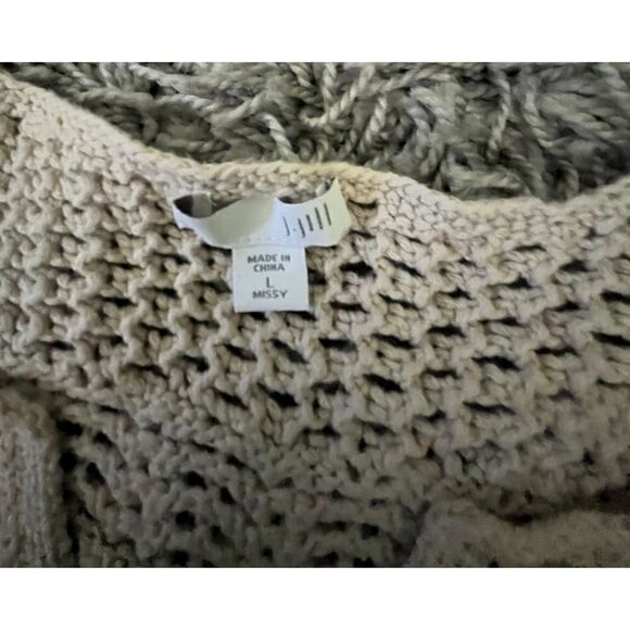 J. Jill Crochet Knit Sweater - Picture 6 of 8